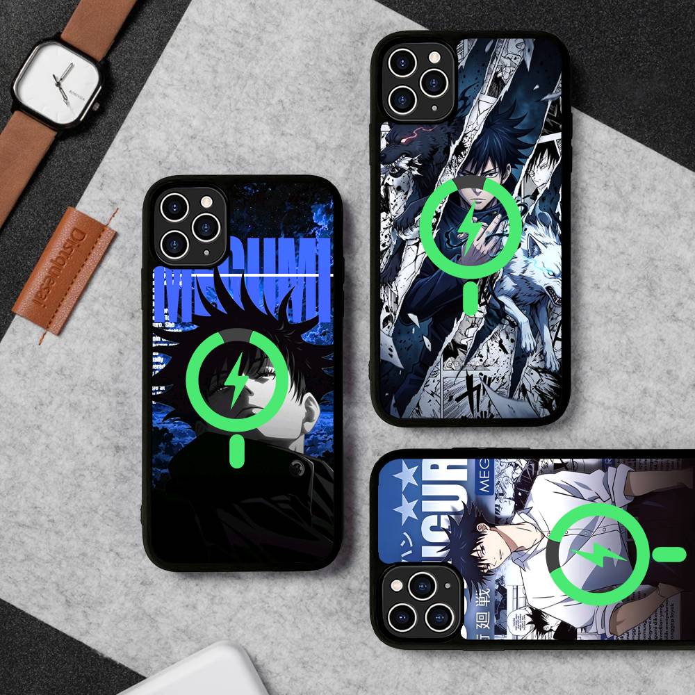 Phone Cases Jujutsu Kaisen - Coque de téléphone magnétique mate à